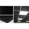 Generico Akifix ITP Pannelli Controsoffitto in Gesso Nero Rivestito in PVC Lavabile Star Gyps Black 60x60x9 mm 2.88 mq 8 Pezzi Spessore 9 mm Bordo Lay-on SG09005.00.H