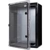 BOXEXPERT cassetta di distribuzione esterno IP65 ABS 500 x 400 x 240 mm Fleet, impermeabile, armadio elettrico/wand, custodia industriale vuota, nera