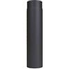 LANZZAS Tubo per stufa, 500 mm, diametro Ø 120 mm, colore: nero