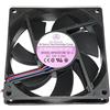 Bi-Sonic BP922512 m - Ventilatore DC 12 V 0.20 A - 34 DBA - 50.5 cu.ft/min - 92 x 92 x 25 mm