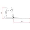 CAPALDO Q.TA'. 10 GUARNIZIONE PER BOX DOCCIA 2 M MOD.404/20