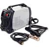 GrecoShop Saldatrice Line 400 Ampere Inverter con Cavi 3+2 mt. Elettrodo Professionale Mini Portatile Leggera IGBT 400A