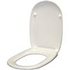 IDROTOP Copriwater per POZZI GINORI EASY / EASY02 come ORIGINALE AVVOLGENTE TERMOINDURENTE BIANCO cerniera inox