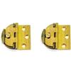AERREGI SET CERNIERE ALI ZANCATE CON ASOLA | Ottone - DIMENSIONI 40X35MM - PER MOBILI ANTICHI CP07 + CP81 (2, OTTONE)