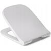 Ramm Sedile WC compatibile con Geberit Smyle Square, sedile WC in termoindurente antibatterico, coperchio WC con abbassamento automatico Soft Close