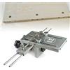 HarBin-Star Dima per Fori a Tasca Kit 6/8/10 mm Dima per Spinatura Legno Guida per Spinatura di Perforazione Regolabile per Angolo di Lavorazione del Legno