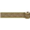 Dostear Bordi Greche Pannelli Adesivi Bordo Adesivo per Pareti Striscia Adesiva Muro Decorativa Greca Adesiva per Parete Petali Marroni 10cm X 240cm