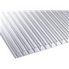 Generico Lastra Policarbonato Alveolare Trasparente 10mm - 100x149 cm - Pannello Resistente per Coperture, Gazebo, Tettoie, Fai da Te - Taglio su Misura