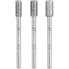 wolfcraft Set di molette diamante, cilindriche, 3 pezzi I 5987000 I Per levigare ceramica, vetro, piastrelle e metalli non ferrosi