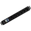 WP RACK - MULTIPRESA RACK 19 12 X ITA/SCHUKO CON MAGNETOTERMICO