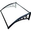 VERDELOOK Pensilina modulare in kit lamina in policarbonato trasparente 150x100cm 821-73