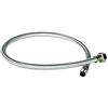 Idroweb Flessibile Inox 100 Cm Per Alimentatore D'aria 1/2 Maschio 3/4 Femmina