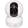 A2ZWORLD Telecamera di Sicurezza Wi-Fi Supporta 2.4 e 5Ghz, 2MP, Videocamera di Sorveglianza Regolabile 355°, Sensore di Movimento Integrato (Modello: 7235)