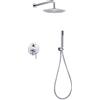 MICE COLLECTION MICE - Set doccia incasso parete monocomando a 2 vie - Rubinetteria bagno incasso colore cromato - kit doccia bagno