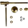 Idroblok 11030105 Rubinetto per Cassetta Completo, 3/8, Ottone Vecchio, Bronzato