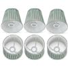 Vvikizy 6 Pezzi Piccoli Paralumi, Sostituzione Paralumi Lampadina E14 per Lampade da Tavolo, Lampade da Terra, Clip su Paralumi Piccoli per Applique Verde #000932