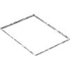 Fenau | della griglia di fasce dimensioni: 600 X 800 X 23 mm per Ruggine altezza di 20 mm (zincato a caldo - con apertura per muro ancoraggio) (adatto per costruzione Norm ruggine: 590 X 790 X 20 mm)