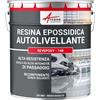 ARCANE INDUSTRIES Resina epossidica autolivellante per pavimenti, garage - REVEPOXY - 148-5 kg Grigio Basalto - RAL 7012 - ARCANE INDUSTRIES