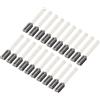 Niceminiwall Set di 10 paia di spazzole in carbone per saldatura ad aria calda Triac S/PID e motore di saldatrici in plastica, spazzole di ricambio a lunga durata, 14 x 6 x 5 mm, (20)