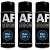 Alex Flittner Designs RAL5011 - Vernice spray per auto, 3 pezzi, colore: acciaio opaco