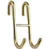 ZYNCUE Confezione da 1 ganci per porta della doccia, ganci in acciaio inossidabile 304 per vetro senza cornice, ganci da bagno per lavavetri doccia, accappatoio, organizzazione (oro)