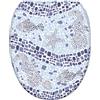 Sanilo Sedile WC, montaggio facile, copriwater con cerniere robuste Mondo di mosaico