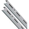PRIOstahl Sistema di scaffali da parete, 2 binari da parete, 1 fila, 1500 mm, per garage, cantina, officina