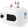 Ecoggeder Mini scaldabagno istantaneo da 6 l, con indicatore LED, 1500 W, piccolo scaldabagno elettrico, 30 - 65 °C, montaggio a parete, autoportante, acqua calda per cucina, bagno