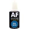 Alex Flittner Designs Pennarello RAL 5010 BLU GENZIANA opaco 20ml Pennarello acrilico per ritocchi Vernice di riparazione per legno, metallo, mobili, bagno