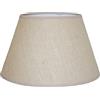 Generico LUCECLASS | cappello paralume paraluce per lampada tondo nuovo in tessuto JUTA marrone chiaro stoffa fatto a mano Made in Italy cucito a mano (DIAM.40 ATTACCO E27)