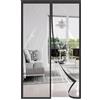 AQKaki Tenda Isolante Magnetica 75x225cm, EVA Trasparente Protezione dal Freddo Tenda per Porta Inverno Termico Impermeabile Antivento Chiusura Automatica Tenda per Balcone Bagno Porta Soggiorno