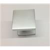 SECUREMME POMO POMOLO PER PORTA QUADRO SECUREMME ALLUMINIO F1 ALLUMINIO CROMO SATINATO mm63X63 ROSETTA mm55X55, ADATTO AL MONTAGGIO SU PORTE BLINDATE E SU PLACCHE, COME CENTROPORTA O COME MANIGLIA Q8
