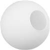 PACKOVE Paralume Sferico in Vetro Bianco Opaco per Lampade a Sospensione da Terra, Copertura Lampada Decorativa Illuminazione Diffusa, Facile da Installare per Soggiorno e Camera