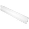 HEXIM Grand Decor, modanature in stucco per soffitto, moderne, in schiuma rigida PU e flessibile, 2 m, listelli da soffitto lisci, da incollare (30 metri P879 bianco)