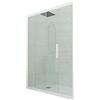 Forte Porta doccia scorrevole 140 CM H 200 Vetro Trasparente Profilo Antracite mod. Deco