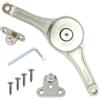 GAMOBIFER Braccetto a Leva Snodo, Klok FERRARI, per Ante a Ribalta e Vasistass, Può essere istallato sia a DX che a SX. (SNODO KLOK XL in Zama per Ante Legno, 1, Pezzo)