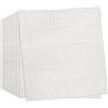 Sinye 10pcs 3D Tile Brick Wall Sticker Carta da parati autoadesiva in schiuma impermeabile pannello,Adesivi murali in mattoni 3D, Carta da parati rimovibile in schiuma di polietilene autoadesiva (Bianca)