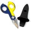 Intercable 16020-F1-CV Forbice Tronchesina Elettricisti 3 in 1 con SafetyBox, Edizione Limitata Hellas Verona FC, Giallo Blu, Acciaio Inossidabile, Taglio Cavi 10 mm²