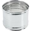 Generico Manicotto femmina/femmina in acciaio inox per canne fumarie (DN 200)