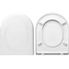 HYDRO HOME Copriwater Compatibile con Ideal Standard Esedra con Cerniere Regolabili SOFT CLOSE Colore Bianco MADE IN ITALY