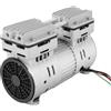 jiumxliu Compressore d'aria professionale senza olio 750w/1hp - Compressore d'aria potente ed efficiente con funzionamento silenzioso da 69 Db, raffreddamento efficiente e protezione da surriscaldamento,
