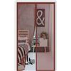 BBMMCLL Zanzariera Magnetica per Porte，90x220cm (35.43x86.61in) Magnetico Chiusura Automatica Adsorbimento Mantiene Gli Insetti Fuori e Permette l'aria Fresca di Entrare，for Corridoi/Porte/Patio，Marrone