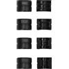 Hadwigger Ganasce a pressione TH 16 mm, 20 mm, 26 mm, 32 mm, per pinza a pressatura, set di 4 ganasce a pressione, in acciaio Cr45, pinze a crimpare