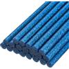 QUARKZMAN 20pz Stick Colla a Caldo per Pistola Colla a Caldo 11mm x 100mm/0,43 x 4 Mini Bastoni di Colla a Caldo Adesiva Blu Brillante Glitterato