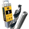 Amboss Werkzeuge 10x Punta Elicoidale Step Force Ø2.0 mm - HSS-G DIN 338 per acciaio, acciaio da costruzione, alluminio, metalli colorati AMBOSS WERKZEUGE® Punta per lamiere, profili - Esagonale per trapano, trapano a