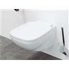 IDROTOP Copriwater per FLAMINIA SPRINT AVVOLGENTE come ORIGINALE TERMOINDURENTE BIANCO cerniera inox normale o rallentata soft close