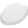 HOLIDYOYO Cuscino per Wc in Schiuma Bianco Supporto Migliorato e Design Spesso, Sedile Rotondo Morbido Classico per Bagni Vintage Stabilità Garantita