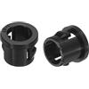 QUARKZMAN 50pz 7,8mm(5/16) Gomma Passacavi, Passacavo Rotondo Gommini Passacavo Elettrico Protezione Bloccante per Cavi e Fili, Nero
