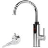 CEIEVER Rubinetto con scaldabagno istantaneo,CEIEVER Rubinetto Acqua Calda Istantanea 220V 3300 W Rubinetto Elettrico Girevole a 360° Riscaldatore Acqua Rubinetto per Lavello da Cucina