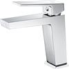 MICE COLLECTION IMEX BDAR025-1 - Rubinetto lavabo monocomando per acqua fredda/calda serie ART cromato